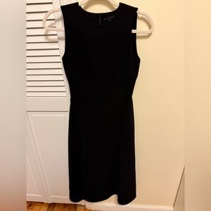 Sophia x Smith Midi Black Slit Dress